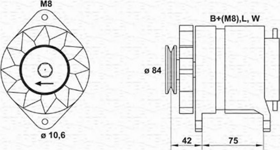 Magneti Marelli 943 35 659 101 0 - Ģenerators autodraugiem.lv