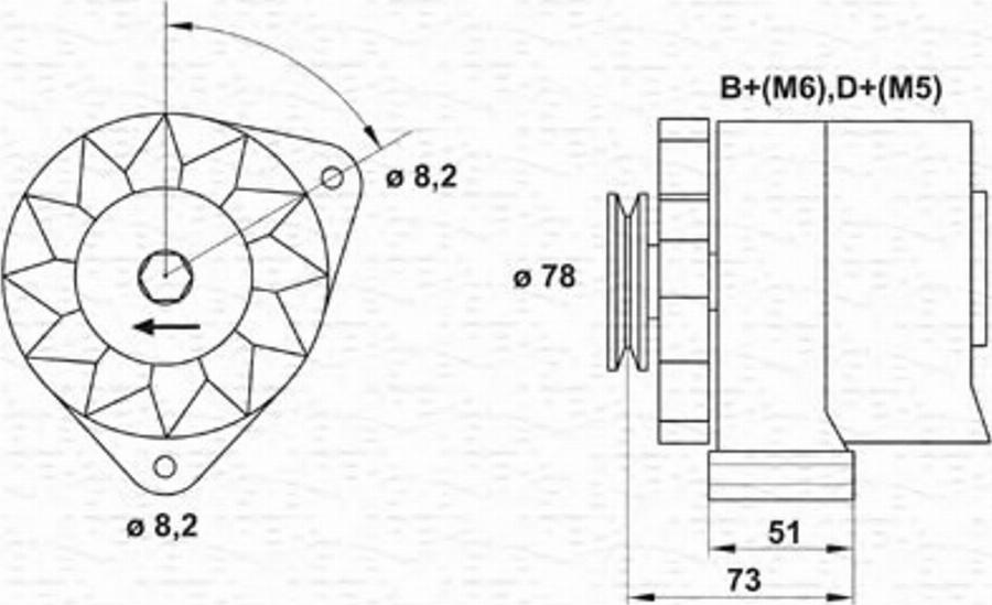 Magneti Marelli 943356555010 - Ģenerators autodraugiem.lv