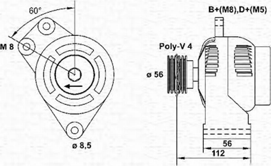 Magneti Marelli 943356556010 - Ģenerators autodraugiem.lv