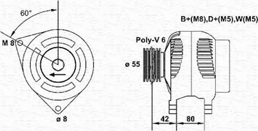 Magneti Marelli 943356557010 - Ģenerators autodraugiem.lv