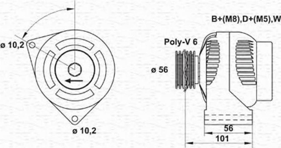 Magneti Marelli 943356507010 - Ģenerators autodraugiem.lv