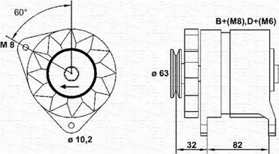 Magneti Marelli 943356519010 - Ģenerators autodraugiem.lv