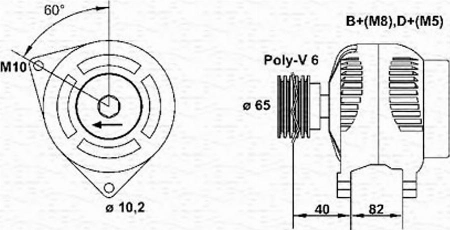 Magneti Marelli 943356515010 - Ģenerators autodraugiem.lv