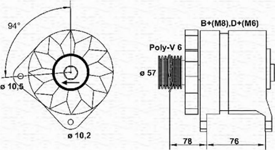 Magneti Marelli 943356520010 - Ģenerators autodraugiem.lv