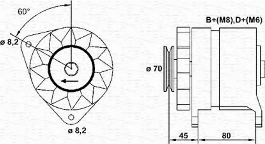 Magneti Marelli 943356521010 - Ģenerators autodraugiem.lv