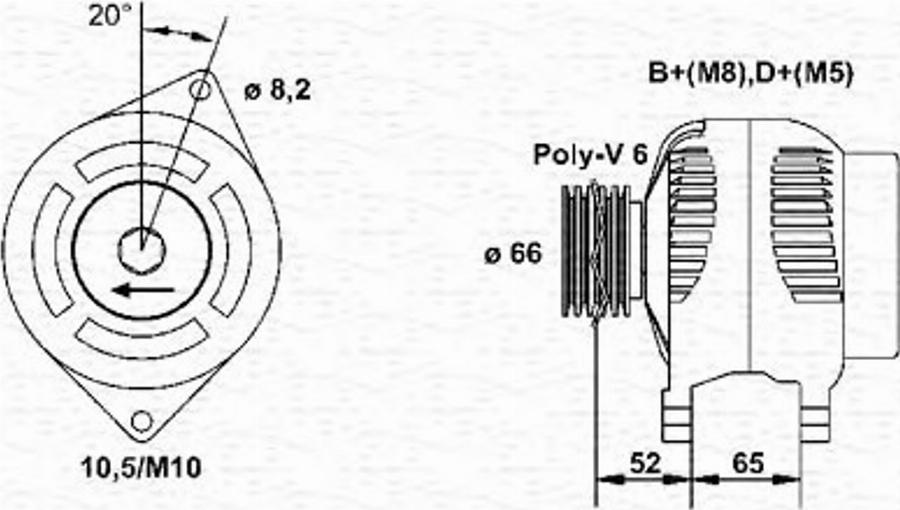 Magneti Marelli 943 35 657 401 0 - Ģenerators autodraugiem.lv