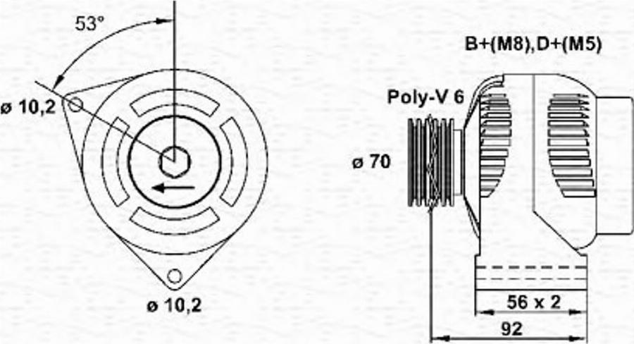 Magneti Marelli 943356577010 - Ģenerators autodraugiem.lv