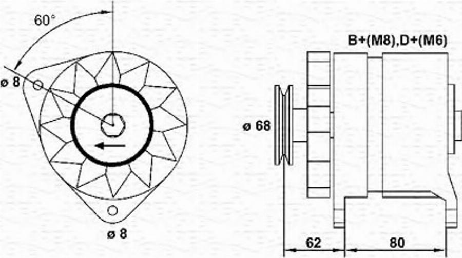 Magneti Marelli 943356654010 - Ģenerators autodraugiem.lv