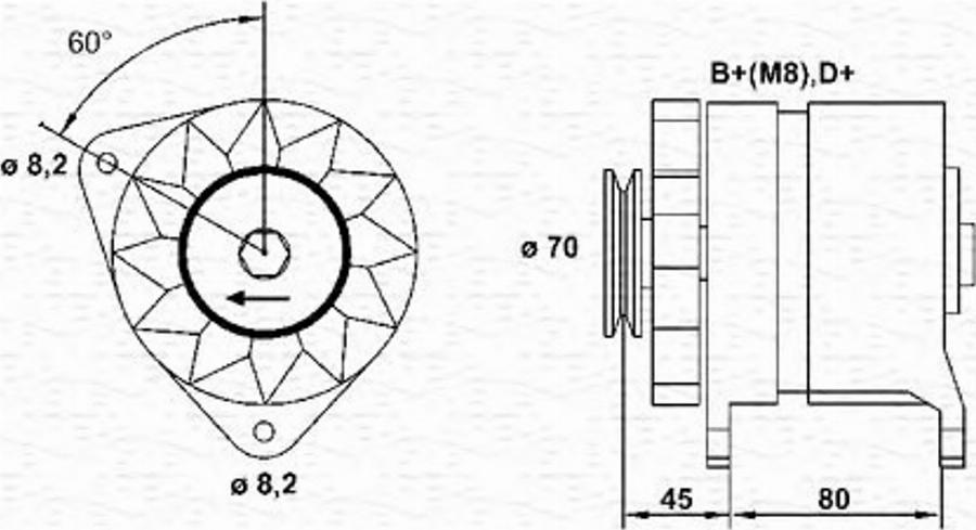 Magneti Marelli 943356653010 - Ģenerators autodraugiem.lv