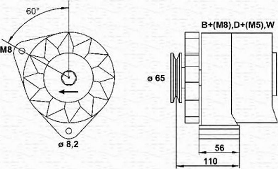 Magneti Marelli 943356605010 - Ģenerators autodraugiem.lv