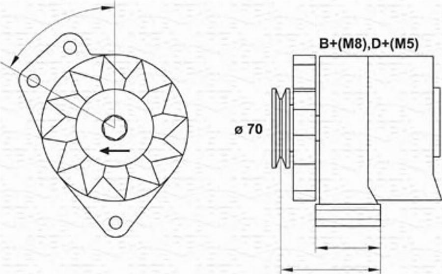 Magneti Marelli 943356606010 - Ģenerators autodraugiem.lv