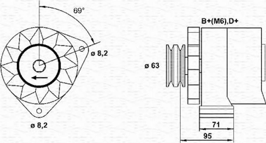 Magneti Marelli 943356689010 - Ģenerators autodraugiem.lv