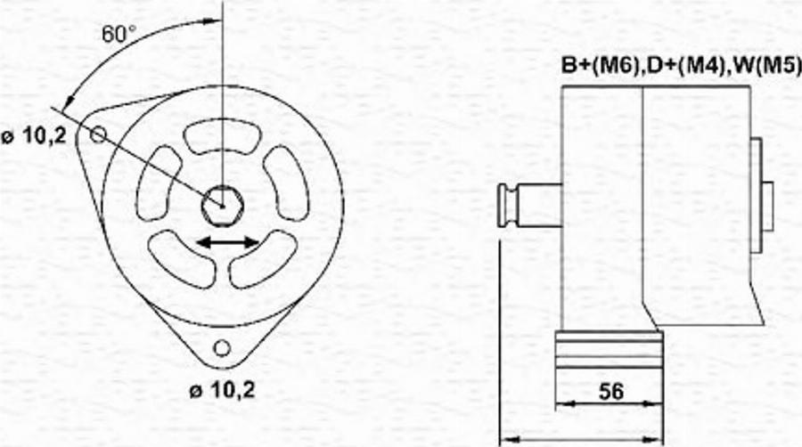 Magneti Marelli 943356622010 - Ģenerators autodraugiem.lv