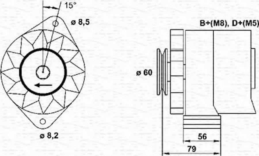 Magneti Marelli 943356679010 - Ģenerators autodraugiem.lv