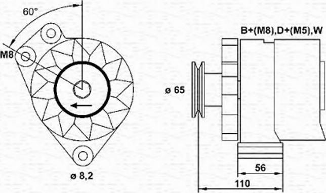 Magneti Marelli 943356673010 - Ģenerators autodraugiem.lv