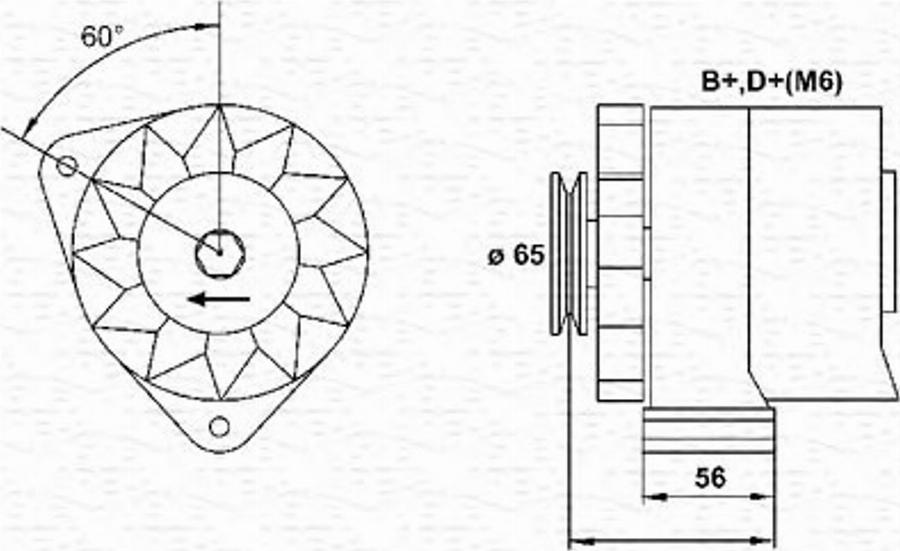 Magneti Marelli 943356090010 - Ģenerators autodraugiem.lv