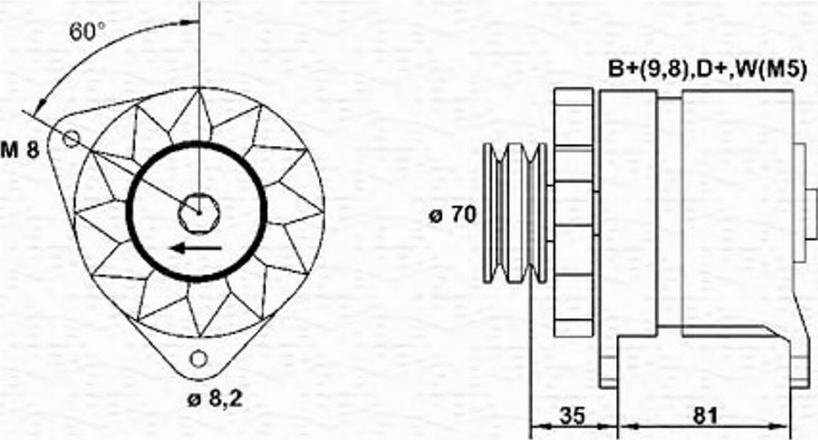 Magneti Marelli 943356054010 - Ģenerators autodraugiem.lv