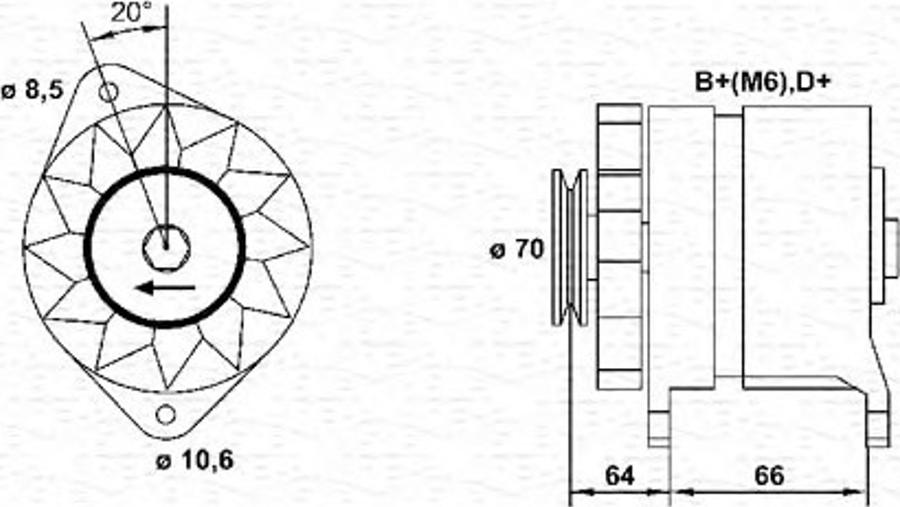 Magneti Marelli 943356146010 - Ģenerators autodraugiem.lv