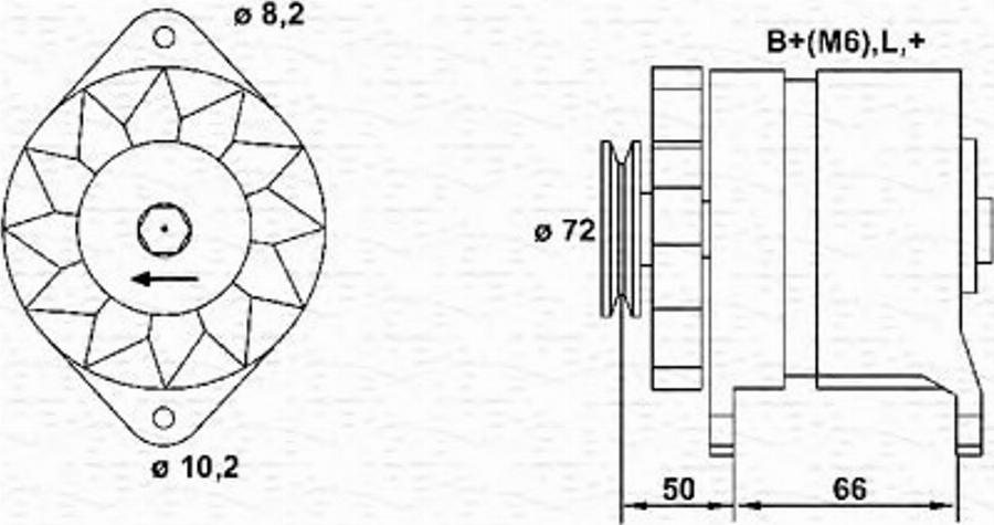 Magneti Marelli 943 35 610 101 0 - Ģenerators autodraugiem.lv