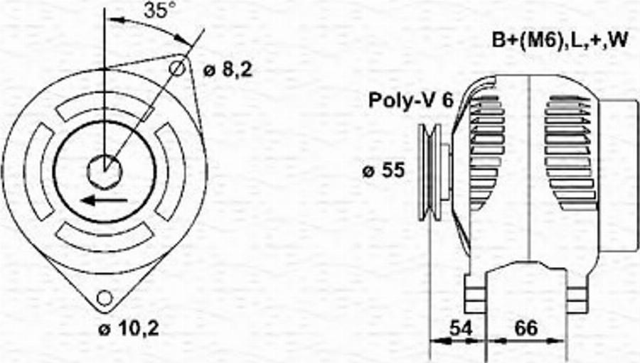 Magneti Marelli 943356102010 - Ģenerators autodraugiem.lv