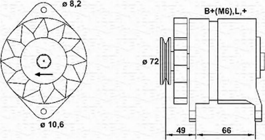 Magneti Marelli 943356185010 - Ģenerators autodraugiem.lv