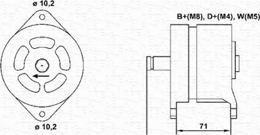 Magneti Marelli 943356849010 - Ģenerators autodraugiem.lv