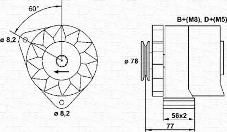 Magneti Marelli 943356803010 - Ģenerators autodraugiem.lv