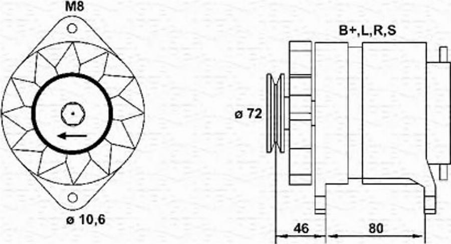 Magneti Marelli 943356392010 - Ģenerators autodraugiem.lv