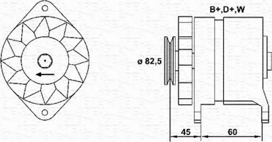 Magneti Marelli 943356266010 - Ģenerators autodraugiem.lv