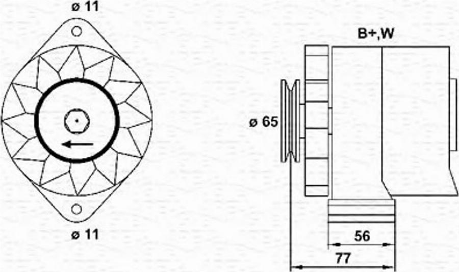 Magneti Marelli 943356210010 - Ģenerators autodraugiem.lv