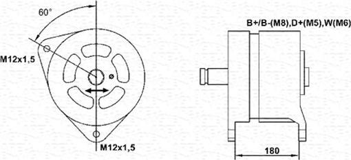 Magneti Marelli 943356226010 - Ģenerators autodraugiem.lv