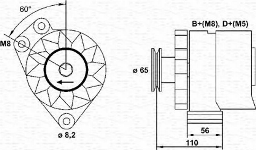 Magneti Marelli 943356797010 - Ģenerators autodraugiem.lv