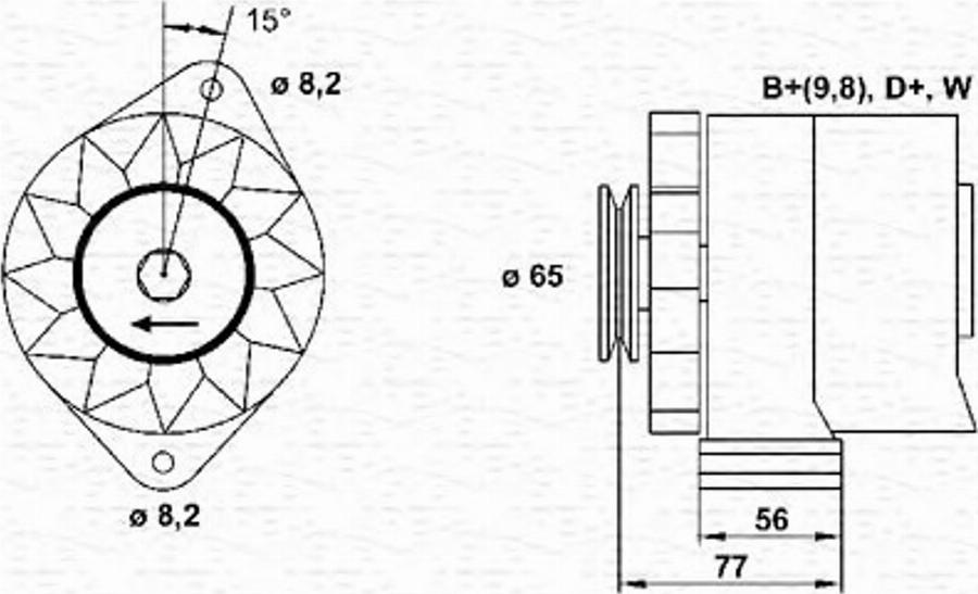 Magneti Marelli 943356701010 - Ģenerators autodraugiem.lv