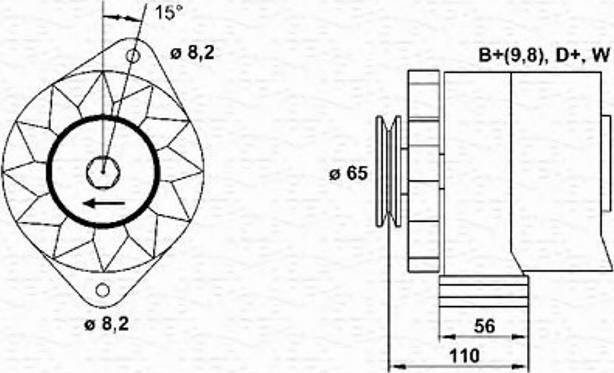 Magneti Marelli 943356788010 - Ģenerators autodraugiem.lv