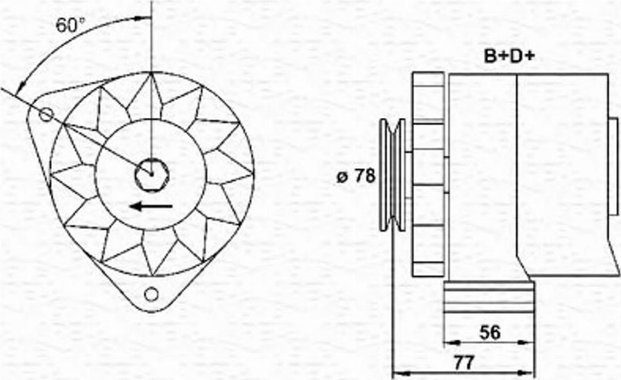 Magneti Marelli 943356725010 - Ģenerators autodraugiem.lv