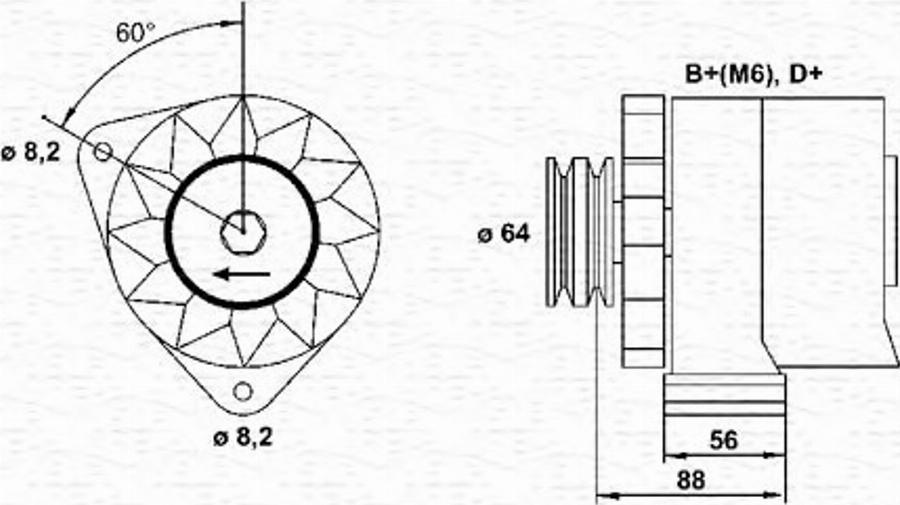 Magneti Marelli 943356723010 - Ģenerators autodraugiem.lv