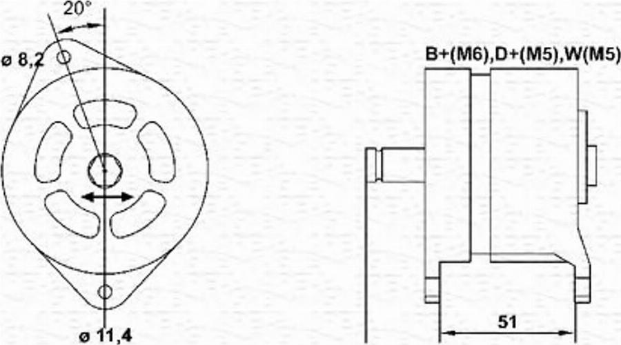 Magneti Marelli 943357557010 - Ģenerators autodraugiem.lv