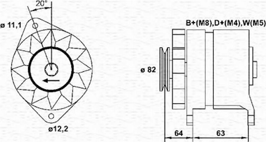 Magneti Marelli 943357801010 - Ģenerators autodraugiem.lv