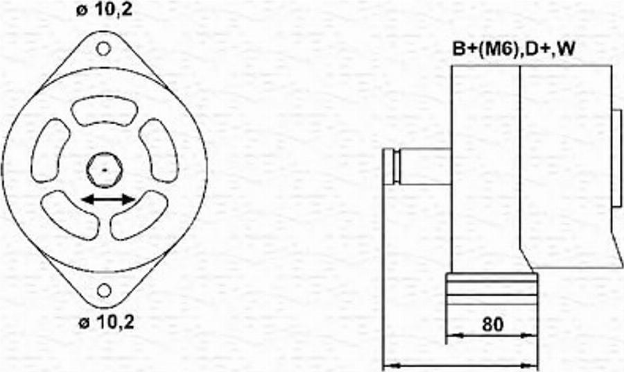 Magneti Marelli 943357708010 - Ģenerators autodraugiem.lv