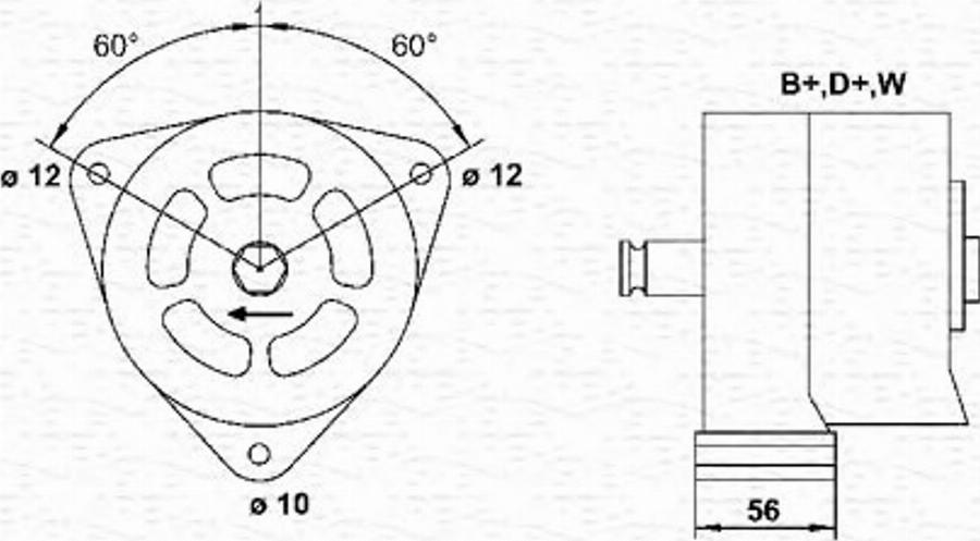 Magneti Marelli 943357707010 - Ģenerators autodraugiem.lv