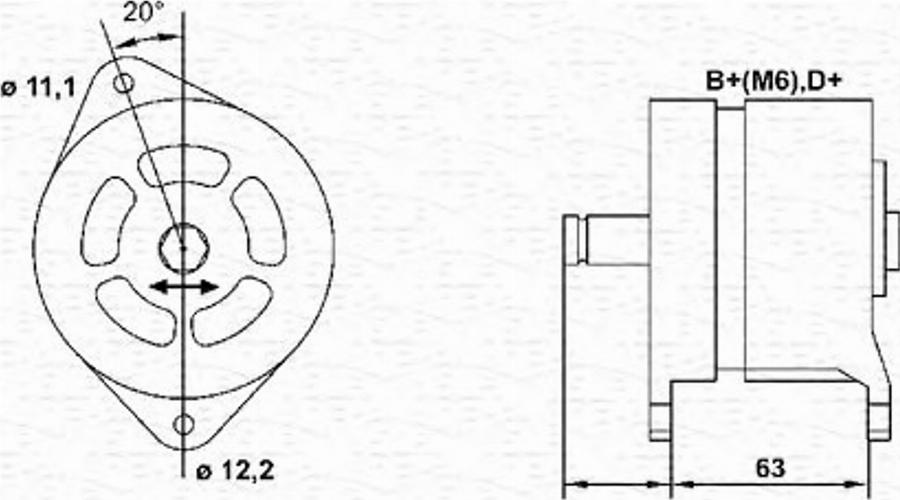 Magneti Marelli 943 35 777 201 0 - Ģenerators autodraugiem.lv