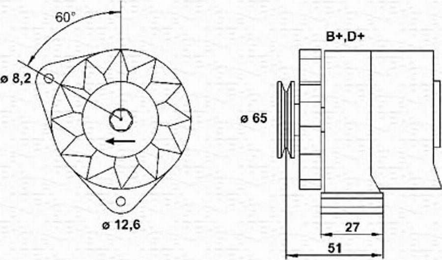 Magneti Marelli 943305820010 - Ģenerators autodraugiem.lv