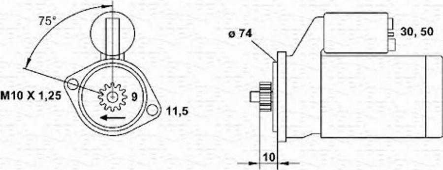 Magneti Marelli 943241050010 - Starteris autodraugiem.lv