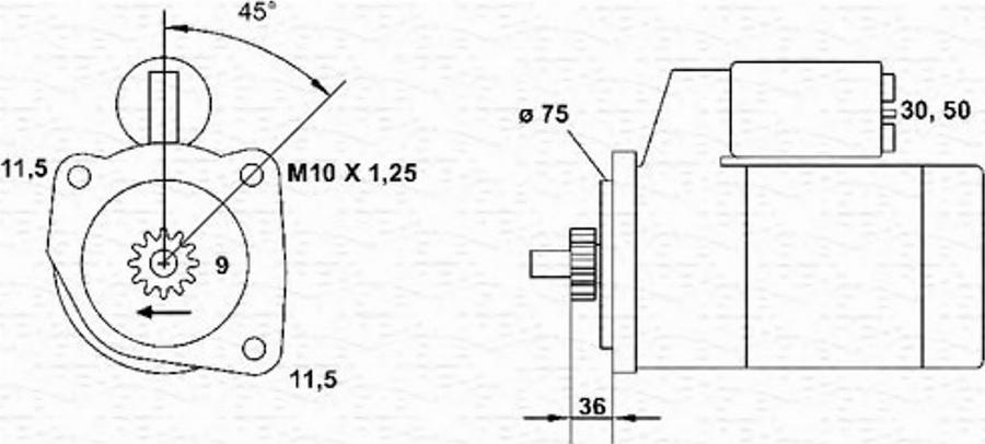 Magneti Marelli 943241001010 - Starteris autodraugiem.lv