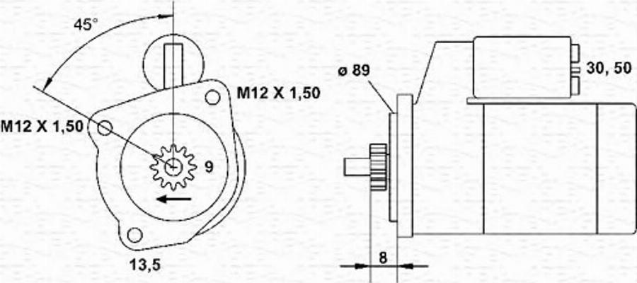 Magneti Marelli 943241016010 - Starteris autodraugiem.lv