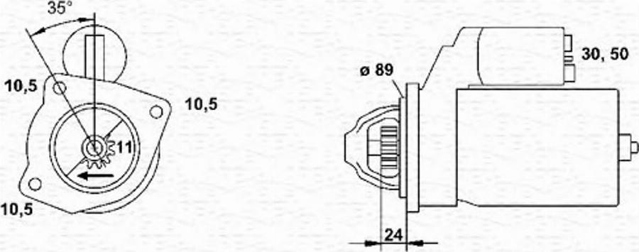 Magneti Marelli 943251441010 - Starteris autodraugiem.lv