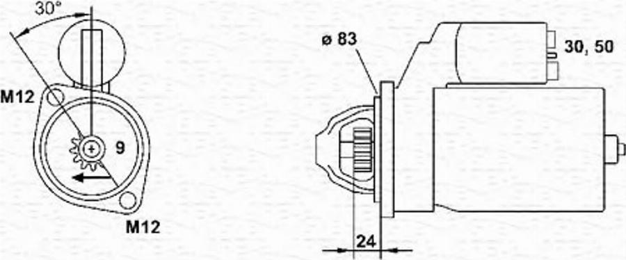 Magneti Marelli 943251443010 - Starteris autodraugiem.lv