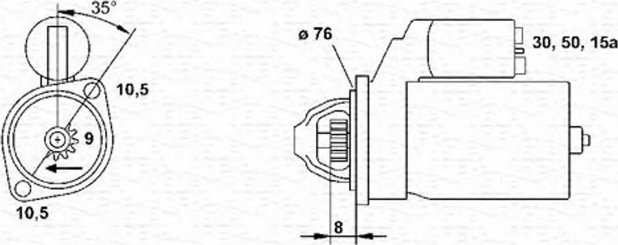 Magneti Marelli 943251455010 - Starteris autodraugiem.lv