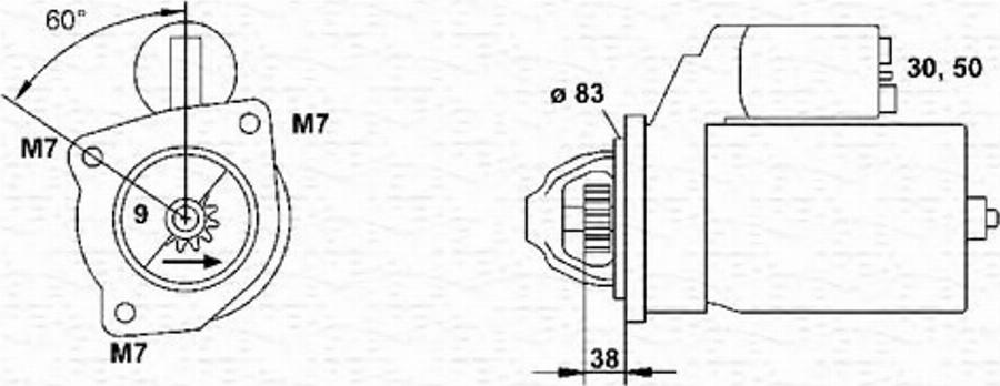 Magneti Marelli 943251401010 - Starteris autodraugiem.lv