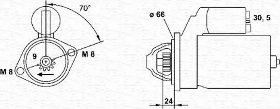 Magneti Marelli 943251403010 - Starteris autodraugiem.lv